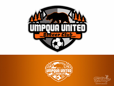 Youth Soccer Club bear branding chipdavid design dogwings logo soccer soccer badge soccer logo soccerball sports graphic vector
