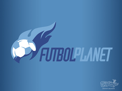 Futbol Planet branding chipdavid design dogwings flame futbol logo soccer sports graphic sportsdesign vector