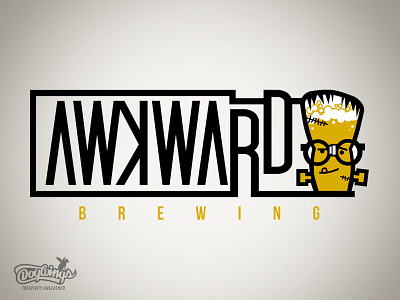 Awkward branding cartoon chipdavid creative design dogwings drawing frankenstein illustration logo vector