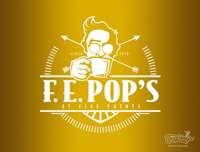 FE POPs concept branding chipdavid coffee creative design dogwings illustration logo vector