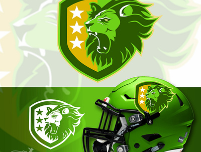 Lions Helmet branding chipdavid design dogwings drawing football helmet illustration lion logo sports graphic vector