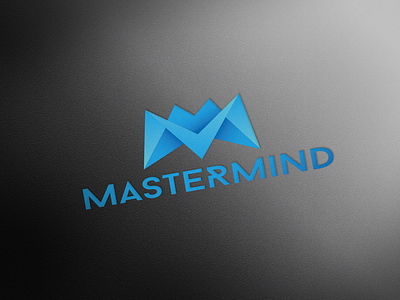 Mastermind marketing conference branding design logo vector