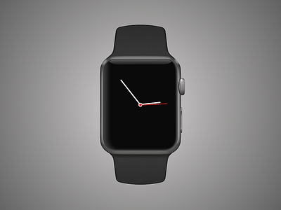 Minimal Apple Watch apple applewatch clock minimal watch watchface