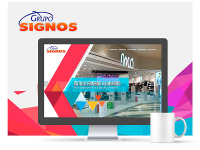 Grupo Signos web site branding desinger web site design