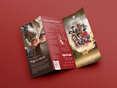 Alnwick Castle Trifold Leaflet Design