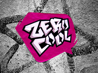 Zerocool art cool creative ecommerce gallery graffiti grunge howe newcastle pink spray sticker underground urban vinyl wall will zero zerocool