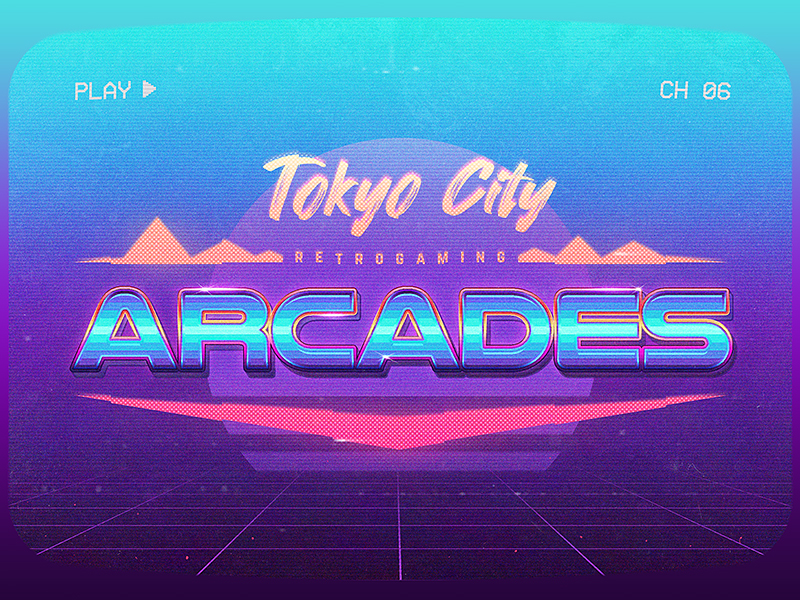 Retro Gaming Arcades Text Effects By Storm Designs On Dribbble