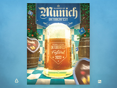 Oktoberfest Flyer Munich Beer Festivals Template