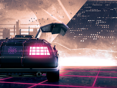 Synthwave Flyer v3 - Neon Miami Retrowave Poster Template 1980s 80s cyberpunk electro flashback flyer futurewave gaming miami movies music neon outrun poster retro retrogaming retrowave sci-fi synthwave flyer