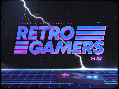 Retro Gamers Synth NES Wave Text Effects Photoshop 1980s 80s actions aesthetics cyberpunk effects electro flashback gaming new retrowave new wave outrun photoshop retrowave smart objects synthwave template text styles texts vaporwave