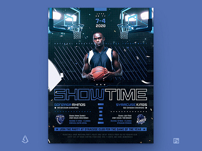 March Madness Flyer College Hoops Template advertising all american basketball college basketball combine contest draft final four flyer hoops photoshop playground playoffs poster promotion slam dunk contest streetball template three point contest