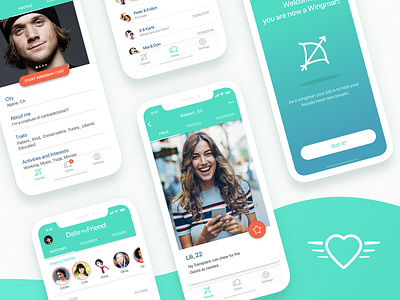 A different dating app app branding design product ui ux
