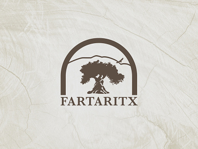 Fartaritx logo mediterranean nature oil olivera tree logo