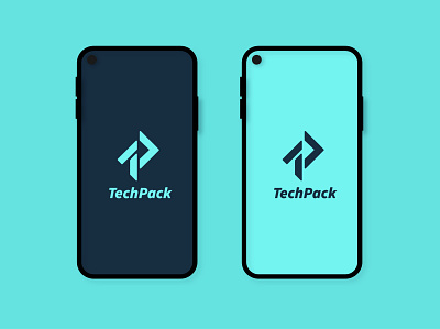 TechPack UI logo mobile ui splash screen typography ux ui vector