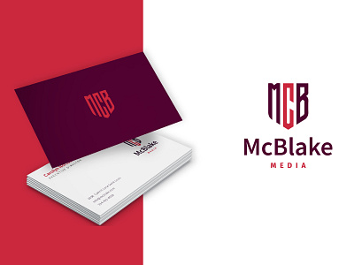 MCB logo & Business card design branding business card design logo minimal vector