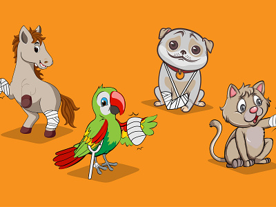 Animal Care design illustration vector