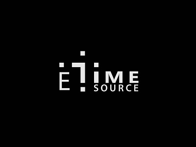 E-Time branding concept art lettering logo simple design ui ux vector