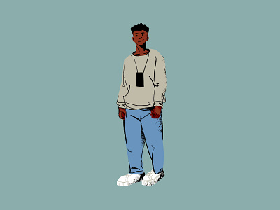 Streetwear 03 character fashion illustration streetwear urban art vector