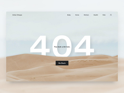 Daily UI 008 - 404 Page Not Found