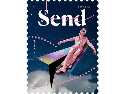 Send Love adore art colors design girl graphism letter love poster send sendlove