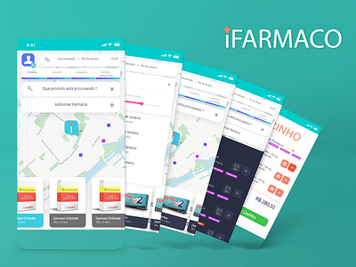 Prototype App - Pharmacy app brand brazil design ui ui ux ux vector vector artwork