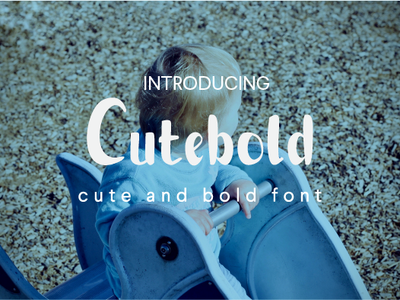 Cutebold Font active baby baby clothes bold branding child clean comic cool cute design digital fashion flat font food identity logo shirt typography