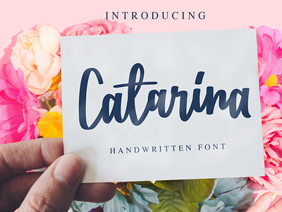 Catarina handwritten font