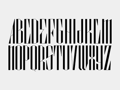 Electric Full Alphabet alphabet black white blackletter contrast lettering minimal