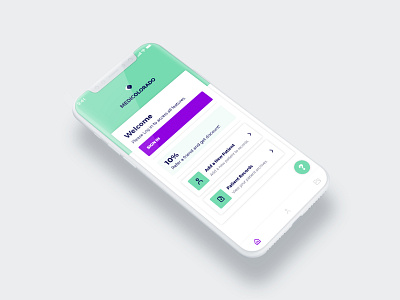 Medical Application Dashboard app design flat icon minimal typography ui ui design ux vector