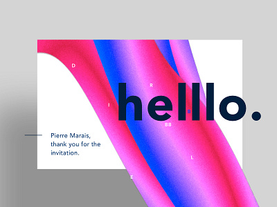 Helllo, Dribbble! debut first firstshot helllo hello shot