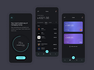 Expense management concept app