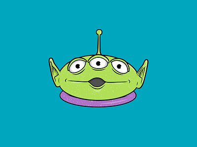 Toy Story Alien Illustration ai character design design drawing icon illustration vector