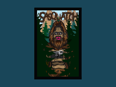 Sasquatch Illustration