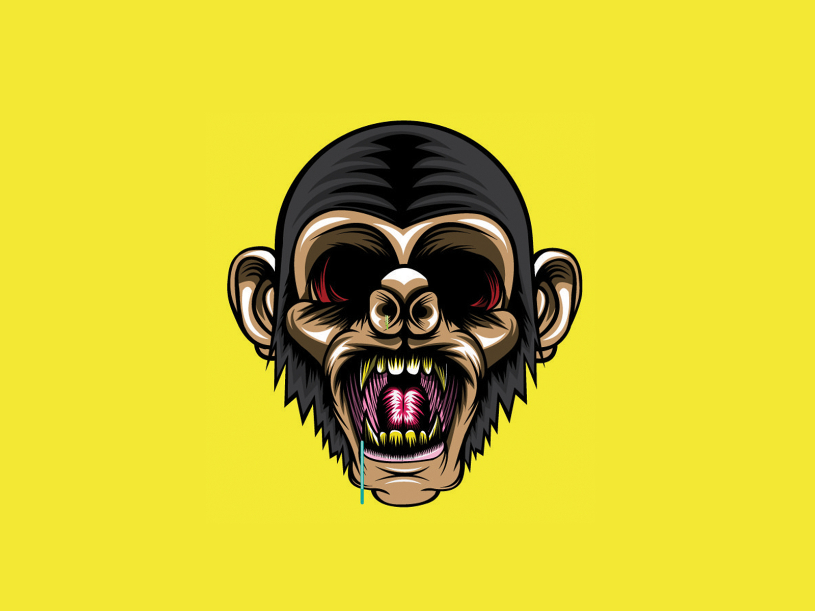 Monkey Illustration by Jake Walker on Dribbble