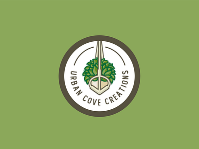 Urban Cove Creations Logo ai branding design icon illustration logo typography vector