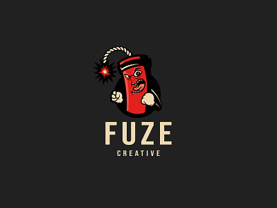 Fuze Creative Logo ai brand and identity branding character design design drawing icon illustration logo typography vector