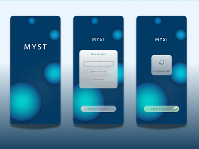 Myst - Account creation