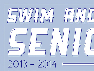 Senior Swim and Dive Booklet booklet dive graphic pamphlet swim