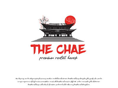 The Chae artwork brand branding corporate branding design identity illustration illustration art logo luxurious vacation rental travel travel house traveling travelling vacation vacation rental