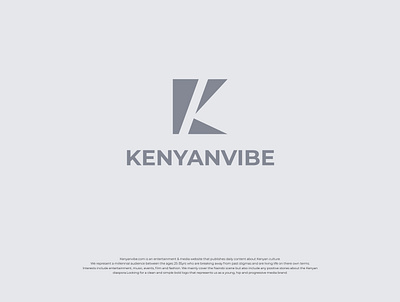 Kenyanvibe brand design identity logo logodesign logotype typography