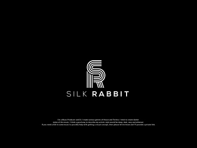 Silk Rabbit (S + R) brand branding corporate branding design icon identity logo typography