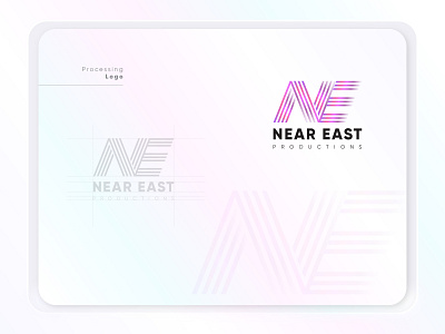 Near East-N+E app branding design identity logo typography