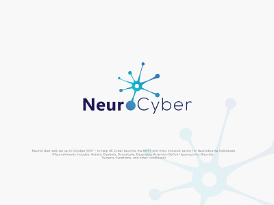 NeuroCyber cyber design logo neuro neurology neuron