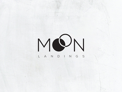 MOON LANDING brand branding design fashion brand fashion design identity logo moon moons typography