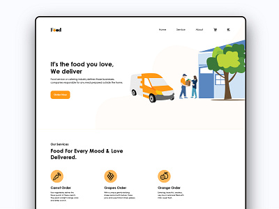 Header Page Exploration food and drink food app food delivery food delivery service food illustration food service food shop food store food truck food trucks foodie treehouse