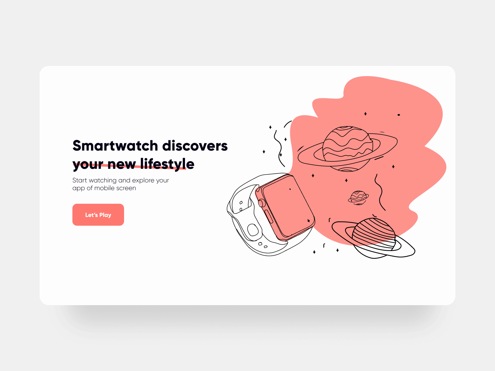 Landing Page Exploration - Smart Watch