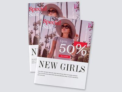 Magazine : New Girls brand branding design fashion fashion girls girls magazine social magazine typography