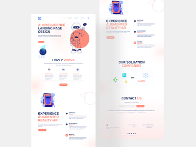 Artificial Intelligence (AI)-Landing Page design