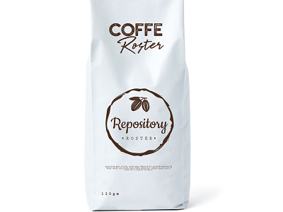 Repository-Coffe brand branding coffe coffee logo corporate branding design icon identity logo typography