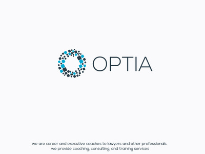 OPTIA app brand branding corporate branding design icon identity logo tecnology tecnology logo typography